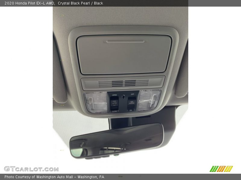 Crystal Black Pearl / Black 2020 Honda Pilot EX-L AWD