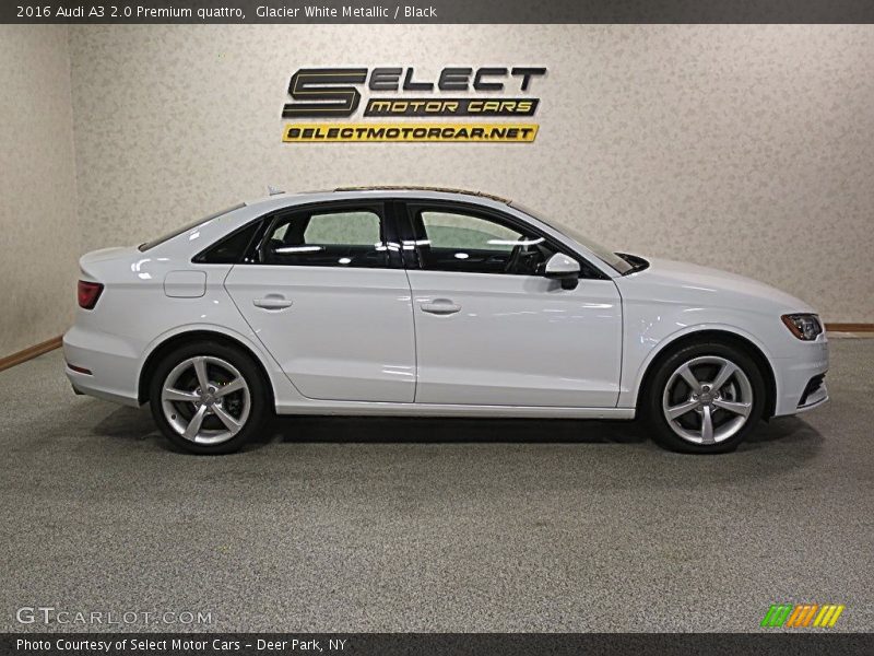 Glacier White Metallic / Black 2016 Audi A3 2.0 Premium quattro