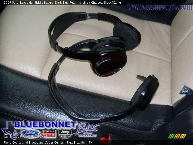 Dark Blue Pearl Metallic / Charcoal Black/Camel 2007 Ford Expedition Eddie Bauer