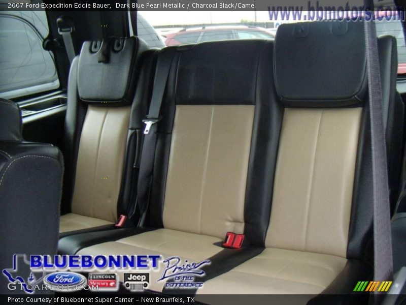 Dark Blue Pearl Metallic / Charcoal Black/Camel 2007 Ford Expedition Eddie Bauer