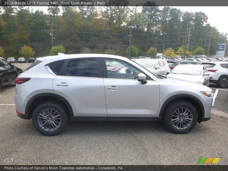 Sonic Silver Metallic / Black 2019 Mazda CX-5 Touring AWD