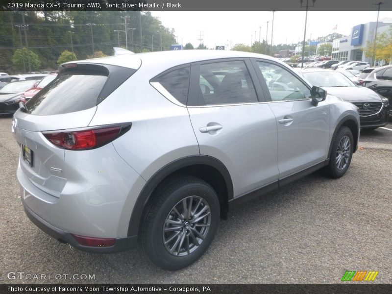 Sonic Silver Metallic / Black 2019 Mazda CX-5 Touring AWD