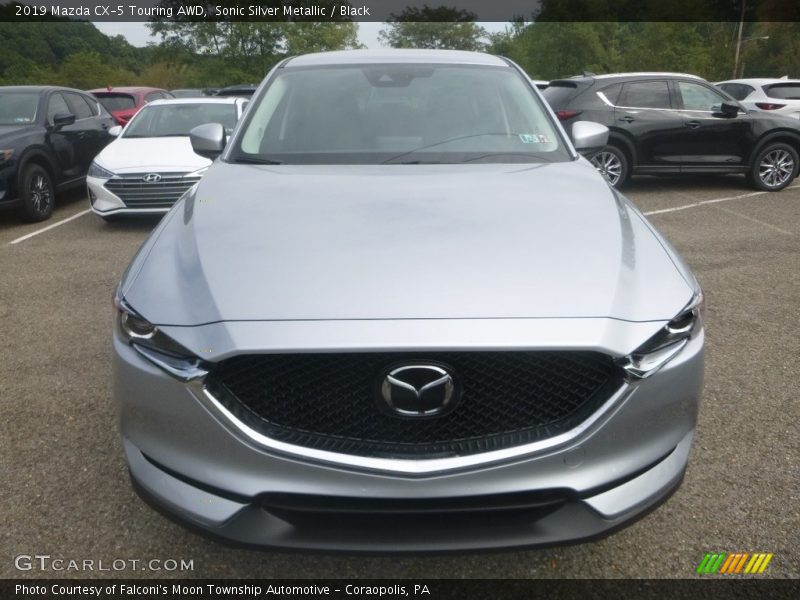 Sonic Silver Metallic / Black 2019 Mazda CX-5 Touring AWD