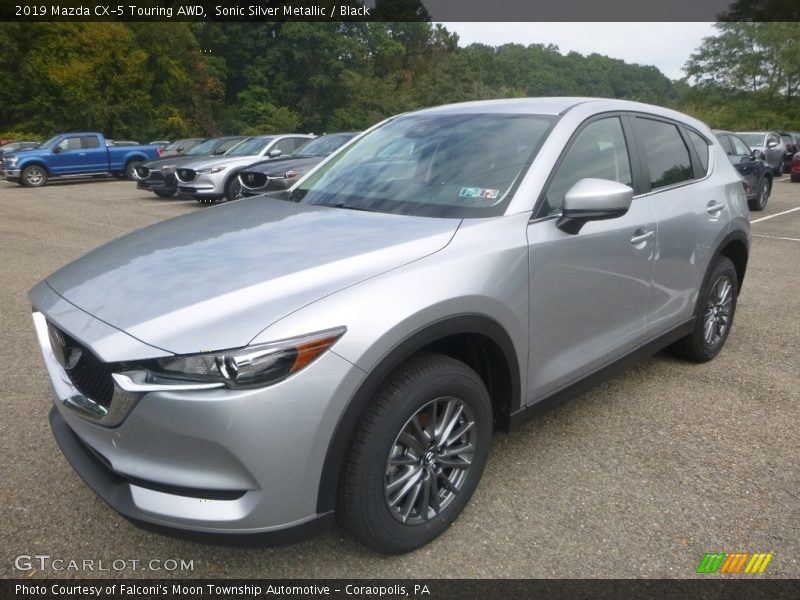 Sonic Silver Metallic / Black 2019 Mazda CX-5 Touring AWD