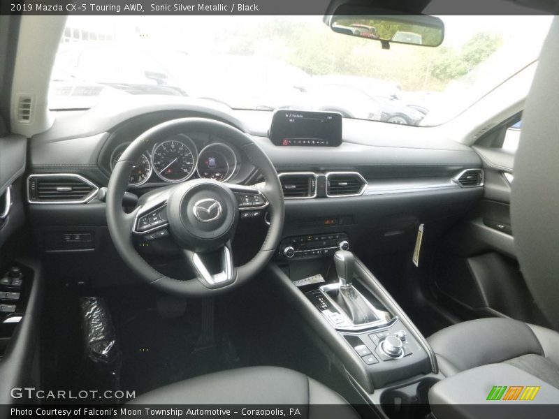 Sonic Silver Metallic / Black 2019 Mazda CX-5 Touring AWD