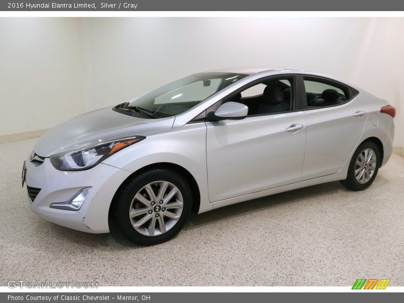 Silver / Gray 2016 Hyundai Elantra Limited