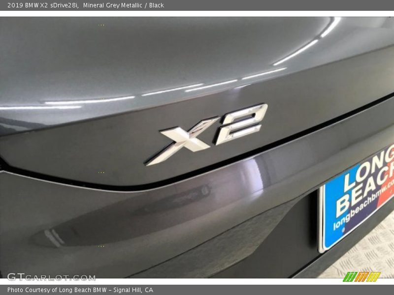 Mineral Grey Metallic / Black 2019 BMW X2 sDrive28i