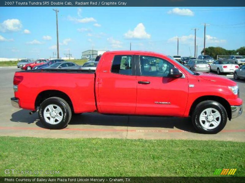 Radiant Red / Graphite Gray 2007 Toyota Tundra SR5 Double Cab