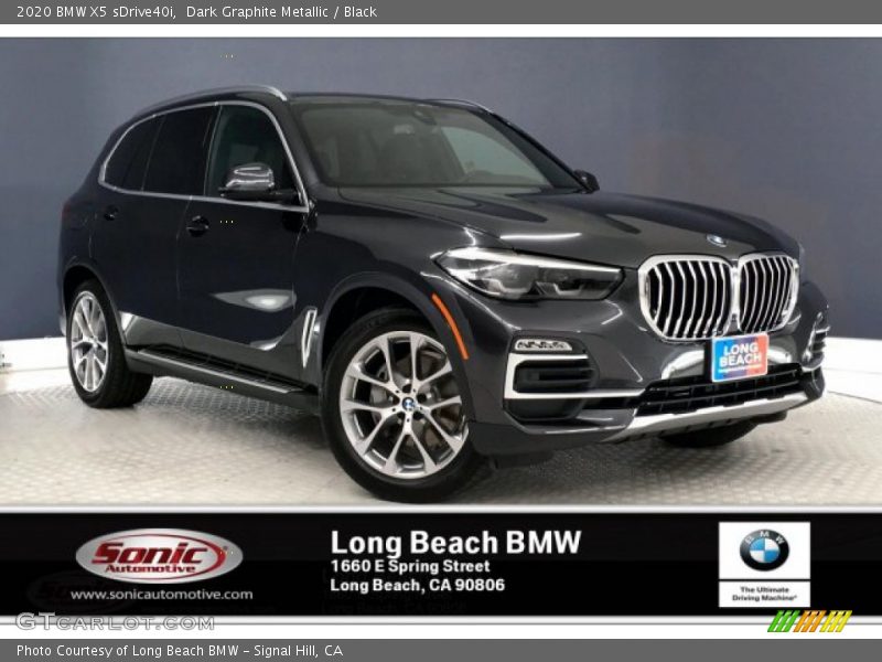 Dark Graphite Metallic / Black 2020 BMW X5 sDrive40i