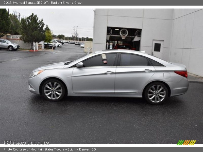 Radiant Silver / Gray 2013 Hyundai Sonata SE 2.0T