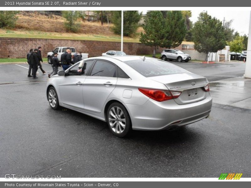 Radiant Silver / Gray 2013 Hyundai Sonata SE 2.0T
