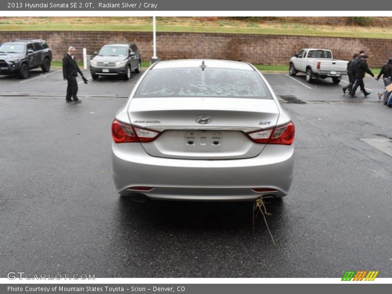 Radiant Silver / Gray 2013 Hyundai Sonata SE 2.0T