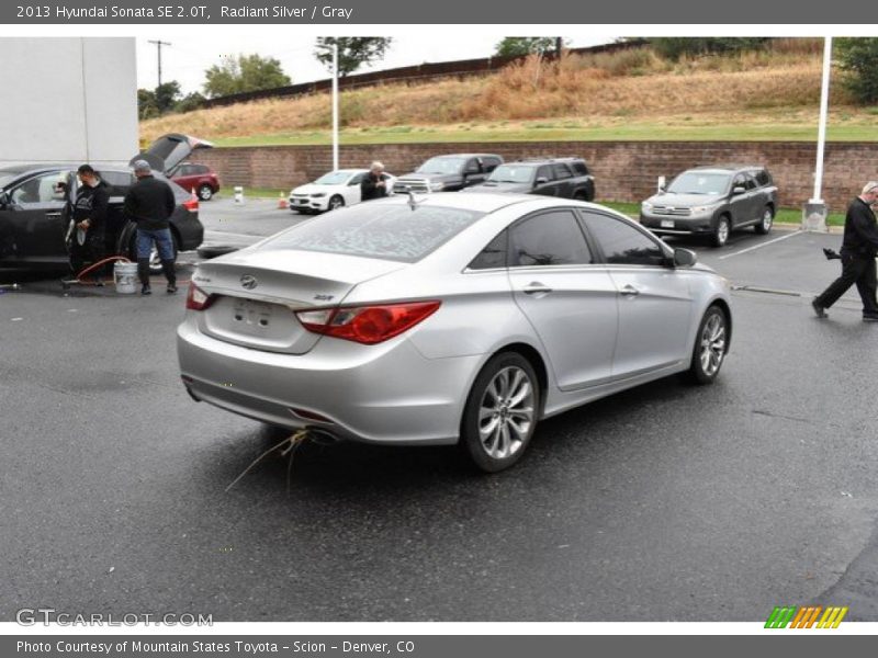 Radiant Silver / Gray 2013 Hyundai Sonata SE 2.0T