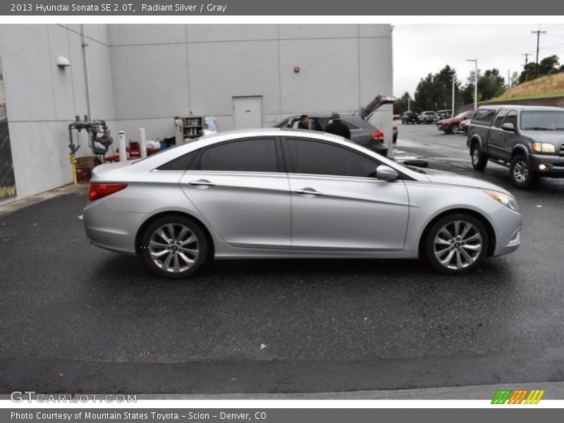 Radiant Silver / Gray 2013 Hyundai Sonata SE 2.0T