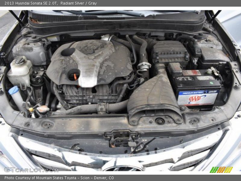 Radiant Silver / Gray 2013 Hyundai Sonata SE 2.0T