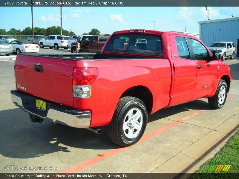 Radiant Red / Graphite Gray 2007 Toyota Tundra SR5 Double Cab