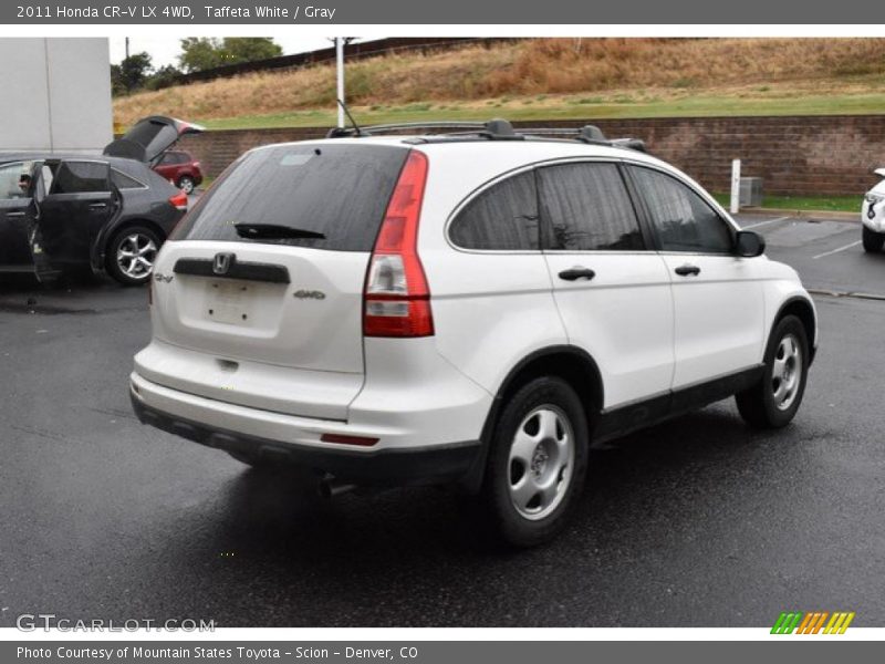 Taffeta White / Gray 2011 Honda CR-V LX 4WD