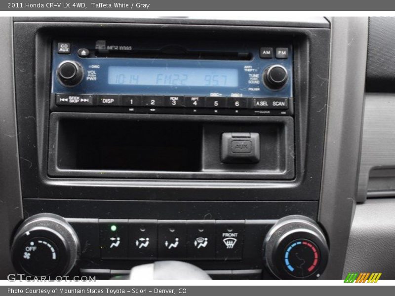 Taffeta White / Gray 2011 Honda CR-V LX 4WD