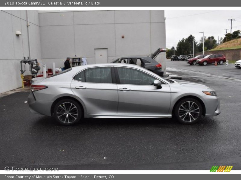 Celestial Silver Metallic / Black 2018 Toyota Camry SE