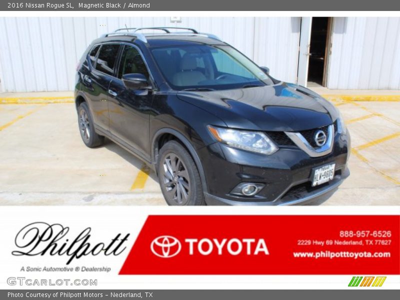 Magnetic Black / Almond 2016 Nissan Rogue SL