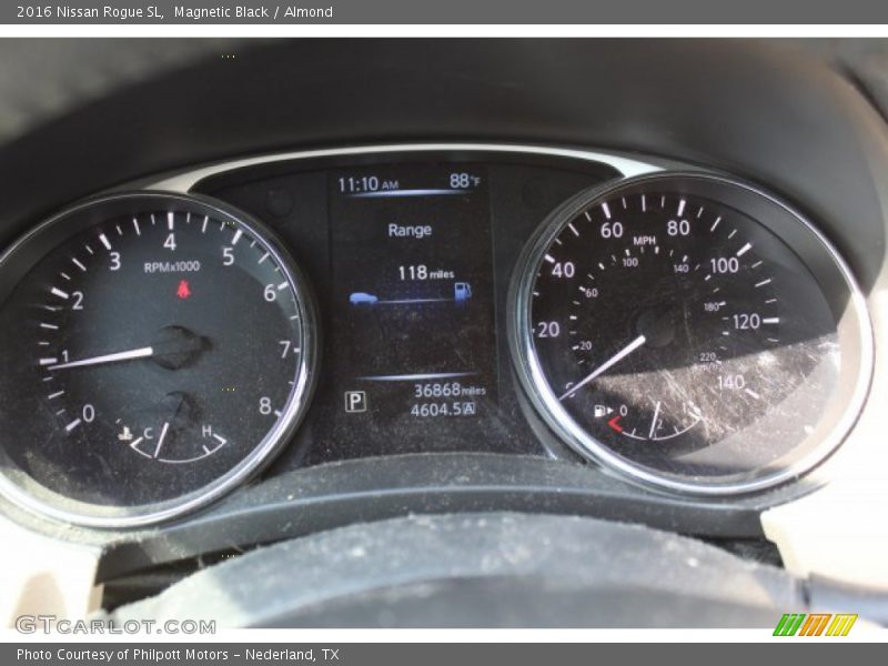 Magnetic Black / Almond 2016 Nissan Rogue SL