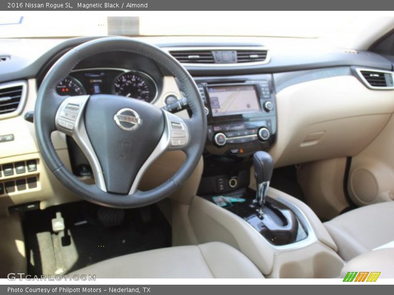 Magnetic Black / Almond 2016 Nissan Rogue SL