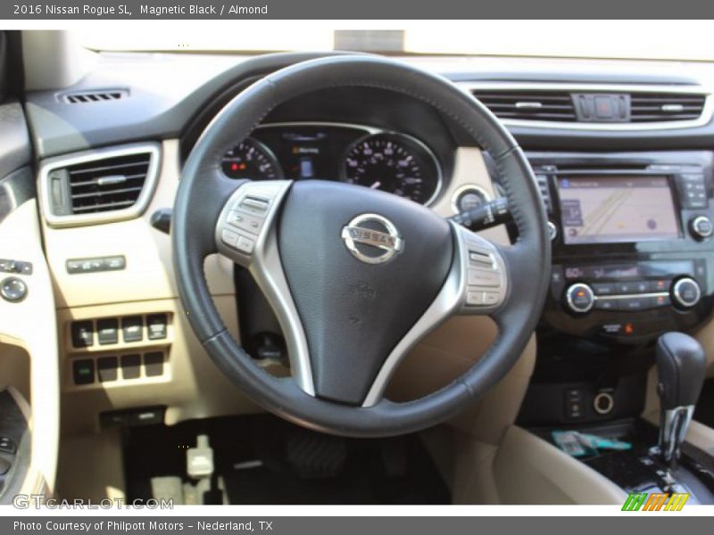 Magnetic Black / Almond 2016 Nissan Rogue SL