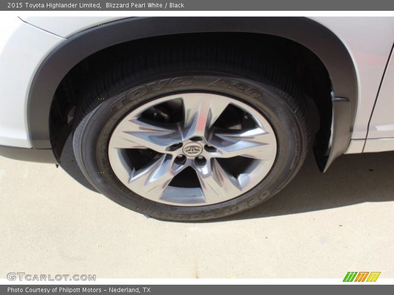 Blizzard Pearl White / Black 2015 Toyota Highlander Limited