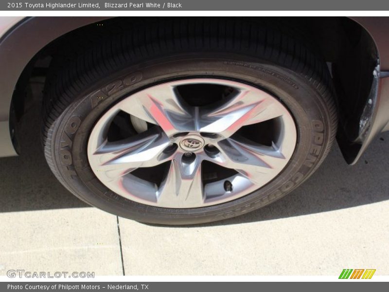 Blizzard Pearl White / Black 2015 Toyota Highlander Limited