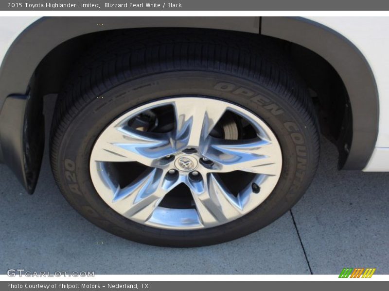 Blizzard Pearl White / Black 2015 Toyota Highlander Limited