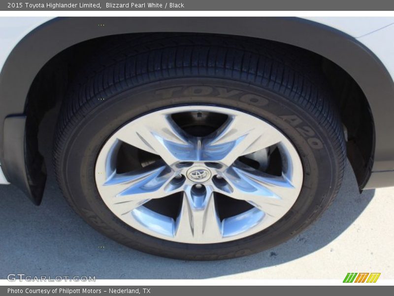 Blizzard Pearl White / Black 2015 Toyota Highlander Limited