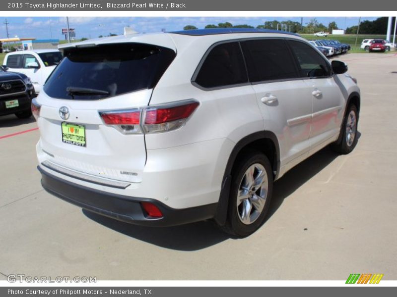 Blizzard Pearl White / Black 2015 Toyota Highlander Limited