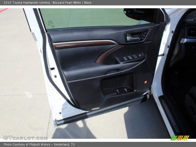Blizzard Pearl White / Black 2015 Toyota Highlander Limited