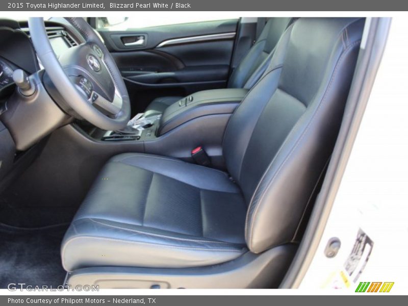 Blizzard Pearl White / Black 2015 Toyota Highlander Limited