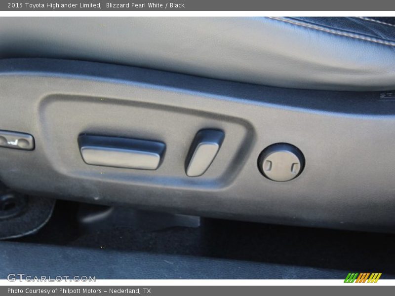 Blizzard Pearl White / Black 2015 Toyota Highlander Limited