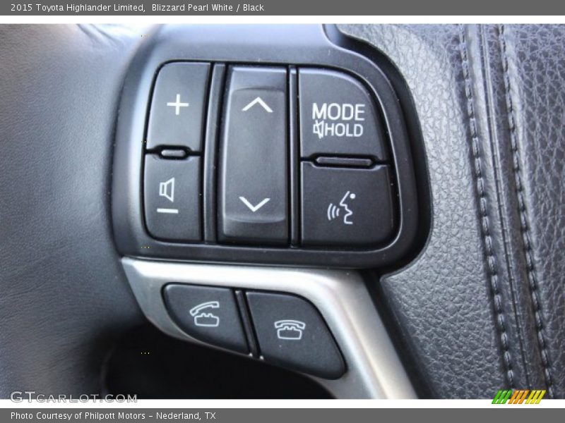 Blizzard Pearl White / Black 2015 Toyota Highlander Limited