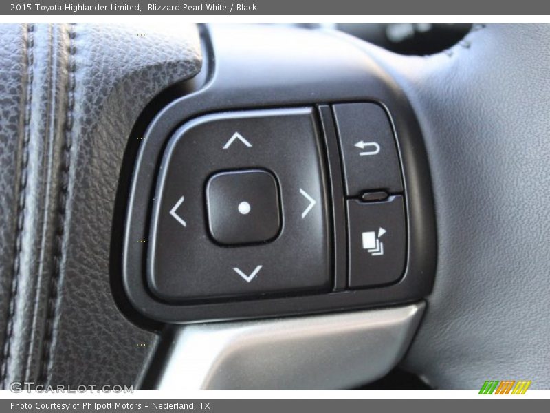 Blizzard Pearl White / Black 2015 Toyota Highlander Limited