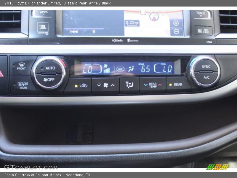 Blizzard Pearl White / Black 2015 Toyota Highlander Limited