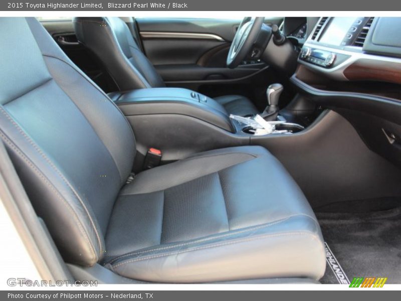 Blizzard Pearl White / Black 2015 Toyota Highlander Limited