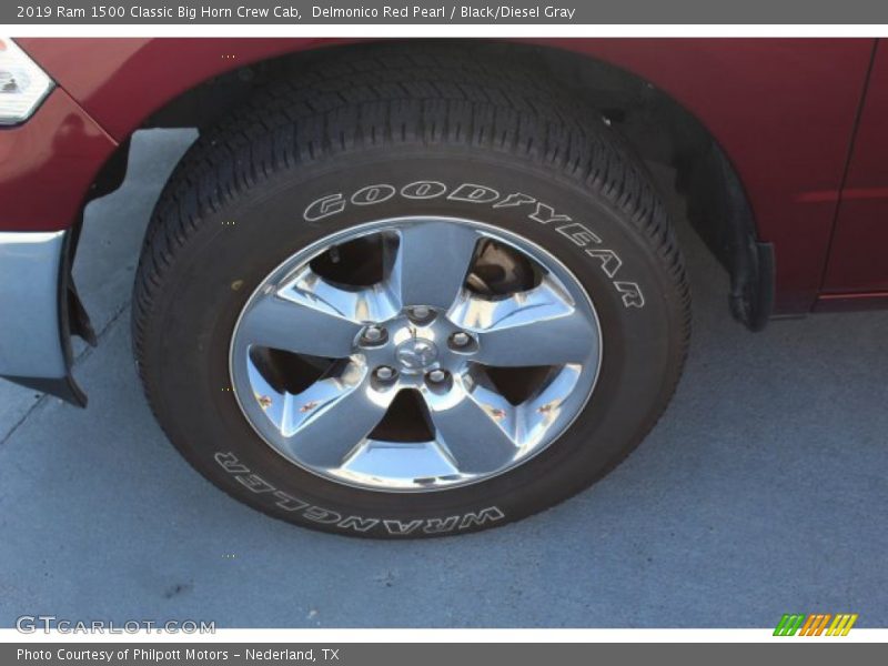 Delmonico Red Pearl / Black/Diesel Gray 2019 Ram 1500 Classic Big Horn Crew Cab