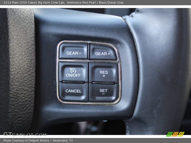Delmonico Red Pearl / Black/Diesel Gray 2019 Ram 1500 Classic Big Horn Crew Cab