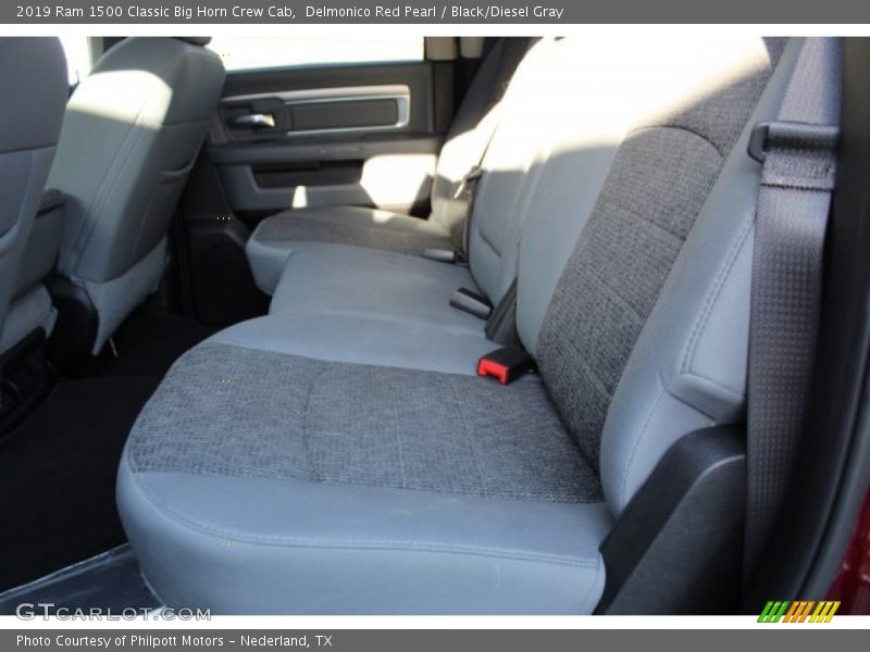 Delmonico Red Pearl / Black/Diesel Gray 2019 Ram 1500 Classic Big Horn Crew Cab