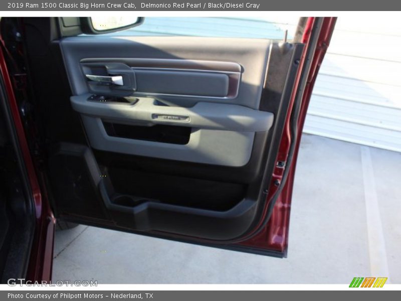 Delmonico Red Pearl / Black/Diesel Gray 2019 Ram 1500 Classic Big Horn Crew Cab