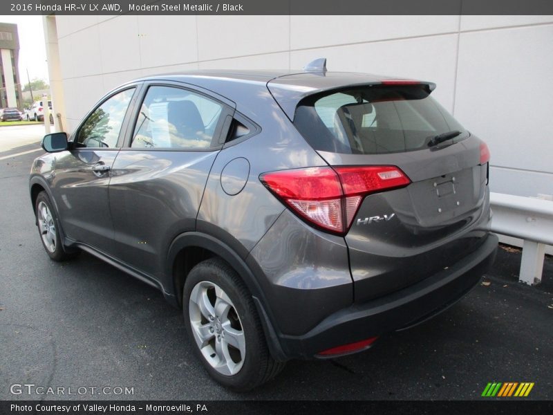 Modern Steel Metallic / Black 2016 Honda HR-V LX AWD