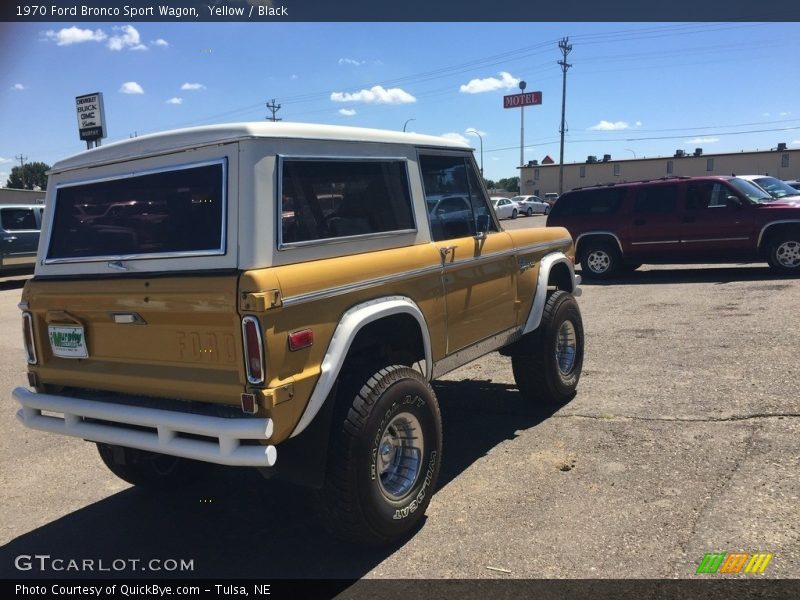 Yellow / Black 1970 Ford Bronco Sport Wagon