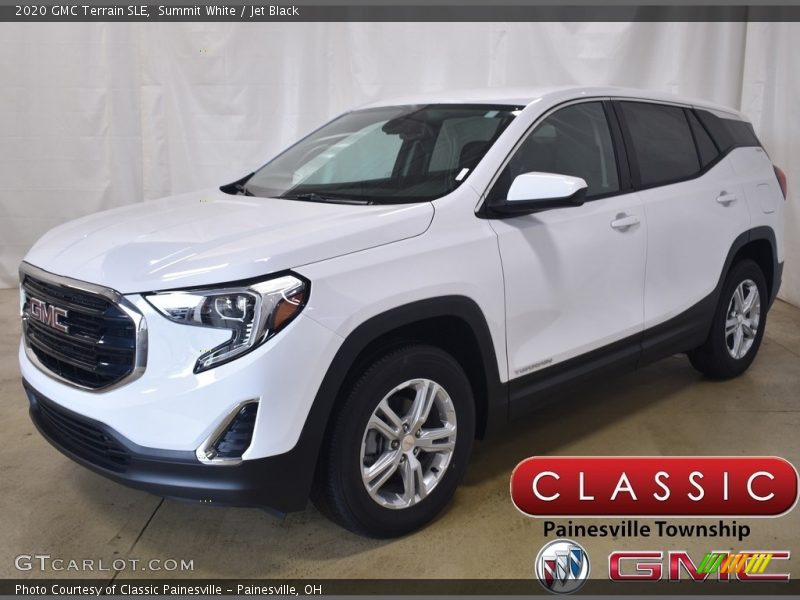 Summit White / Jet Black 2020 GMC Terrain SLE