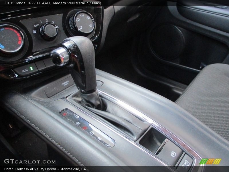 Modern Steel Metallic / Black 2016 Honda HR-V LX AWD