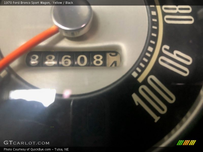 Yellow / Black 1970 Ford Bronco Sport Wagon