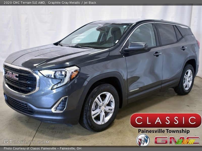 Graphite Gray Metallic / Jet Black 2020 GMC Terrain SLE AWD