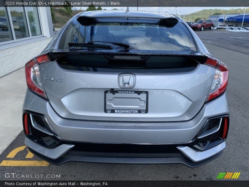 Lunar Silver Metallic / Black 2020 Honda Civic EX-L Hatchback
